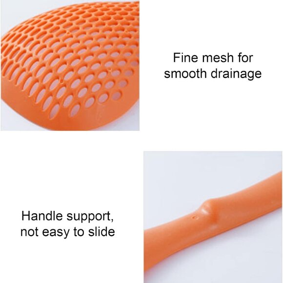 Food Strainer Scoop Colanders Slotted Pasta Spoon(1 Pair) - Picture 2 of 10